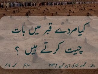 کیامردے قبر میں بات چیت کرتے ہیں ؟